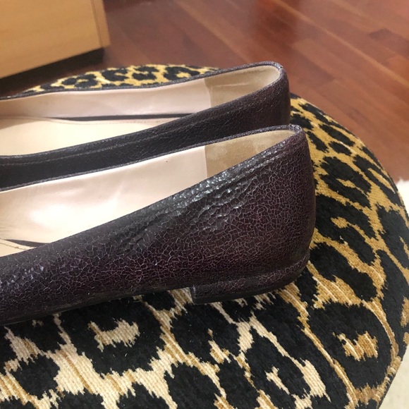 Maroon Prada Flats - Picture 3 of 6